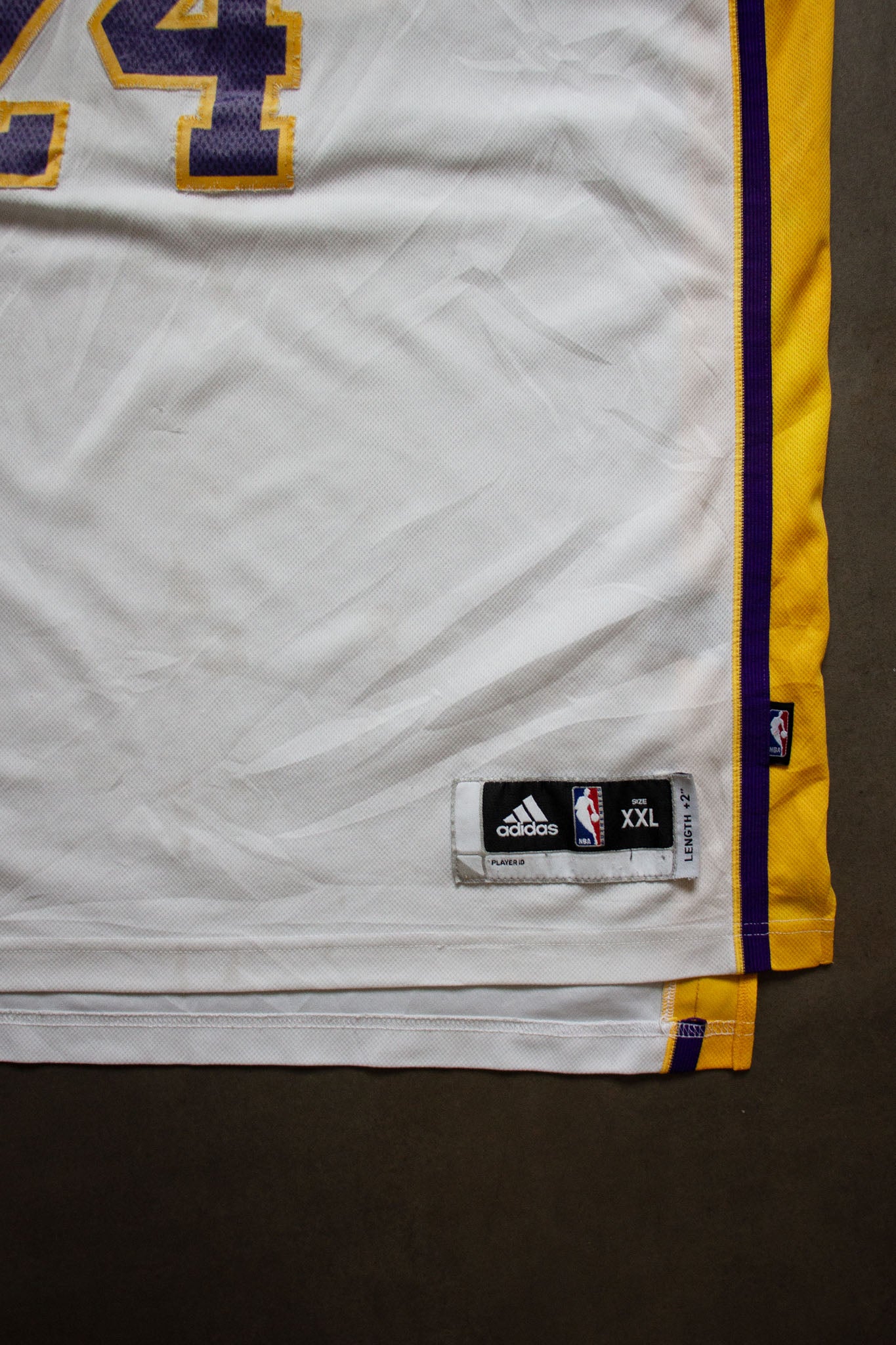 Kobe Bryant Los Angeles Lakers White Replica Jersey