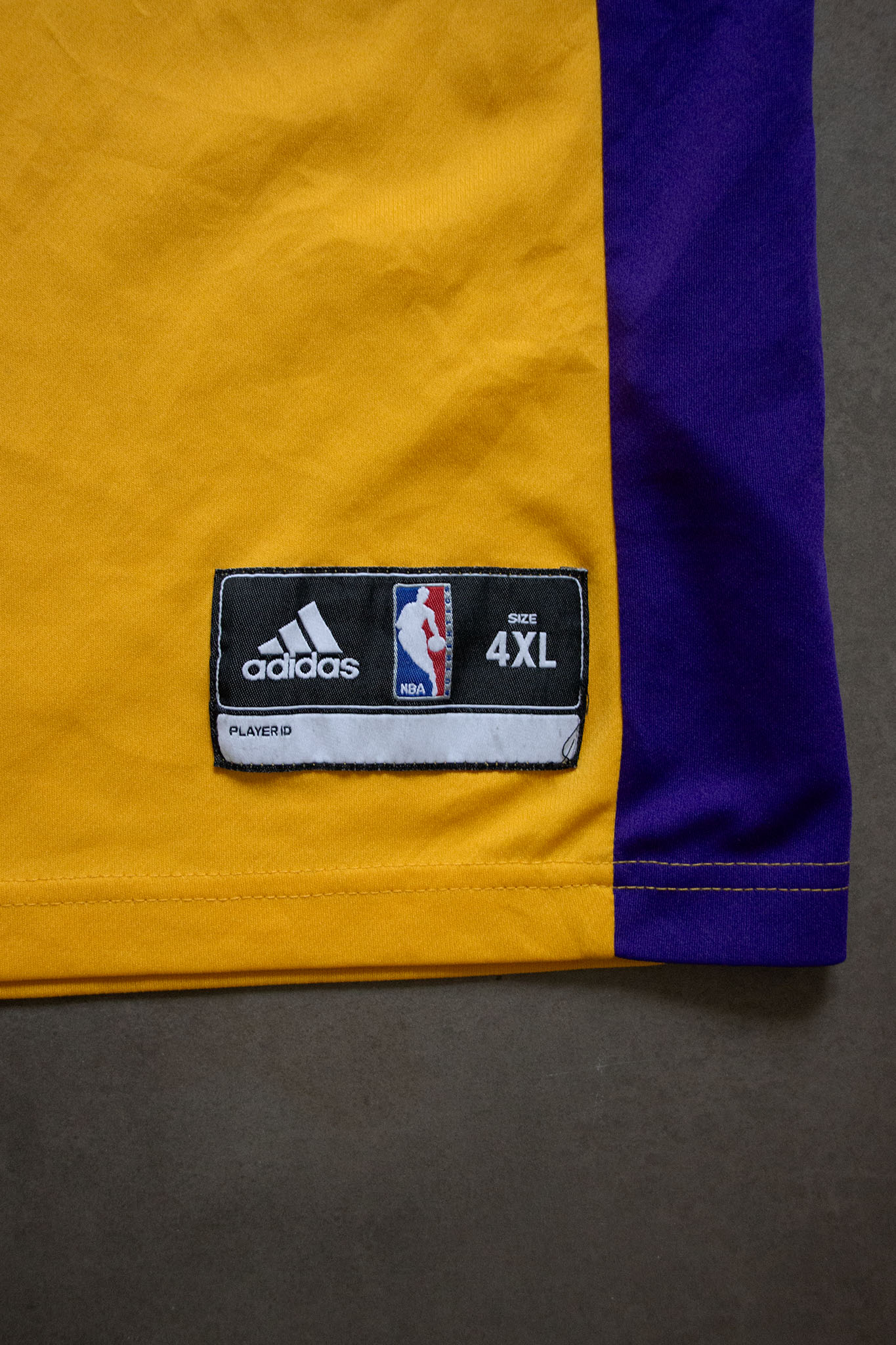 Kobe Bryant Los Angeles Lakers Yellow Replica Jersey