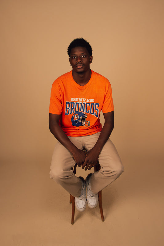Denver Broncos Single Stitch T-Shirt