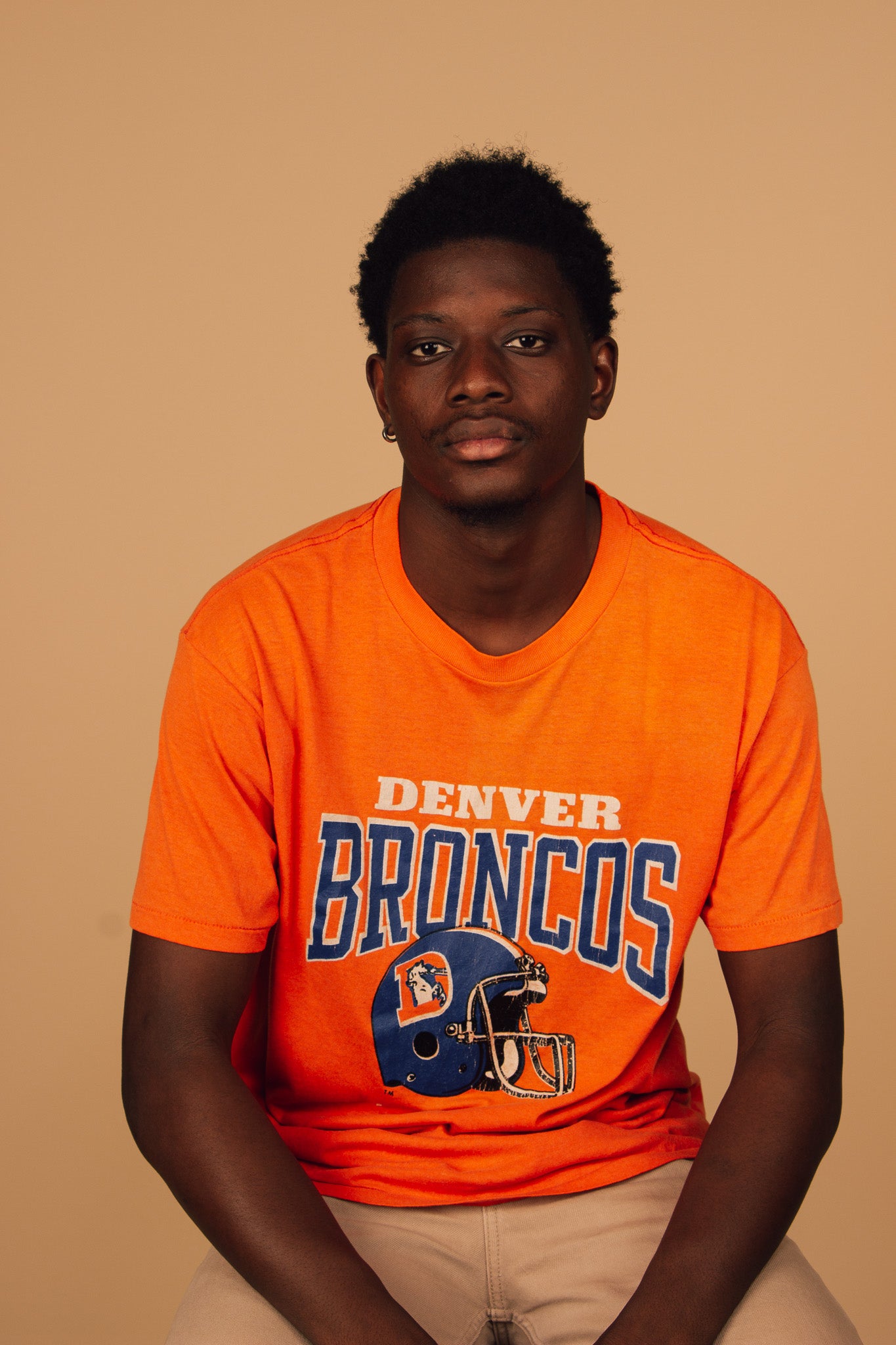 Denver Broncos Single Stitch T-Shirt