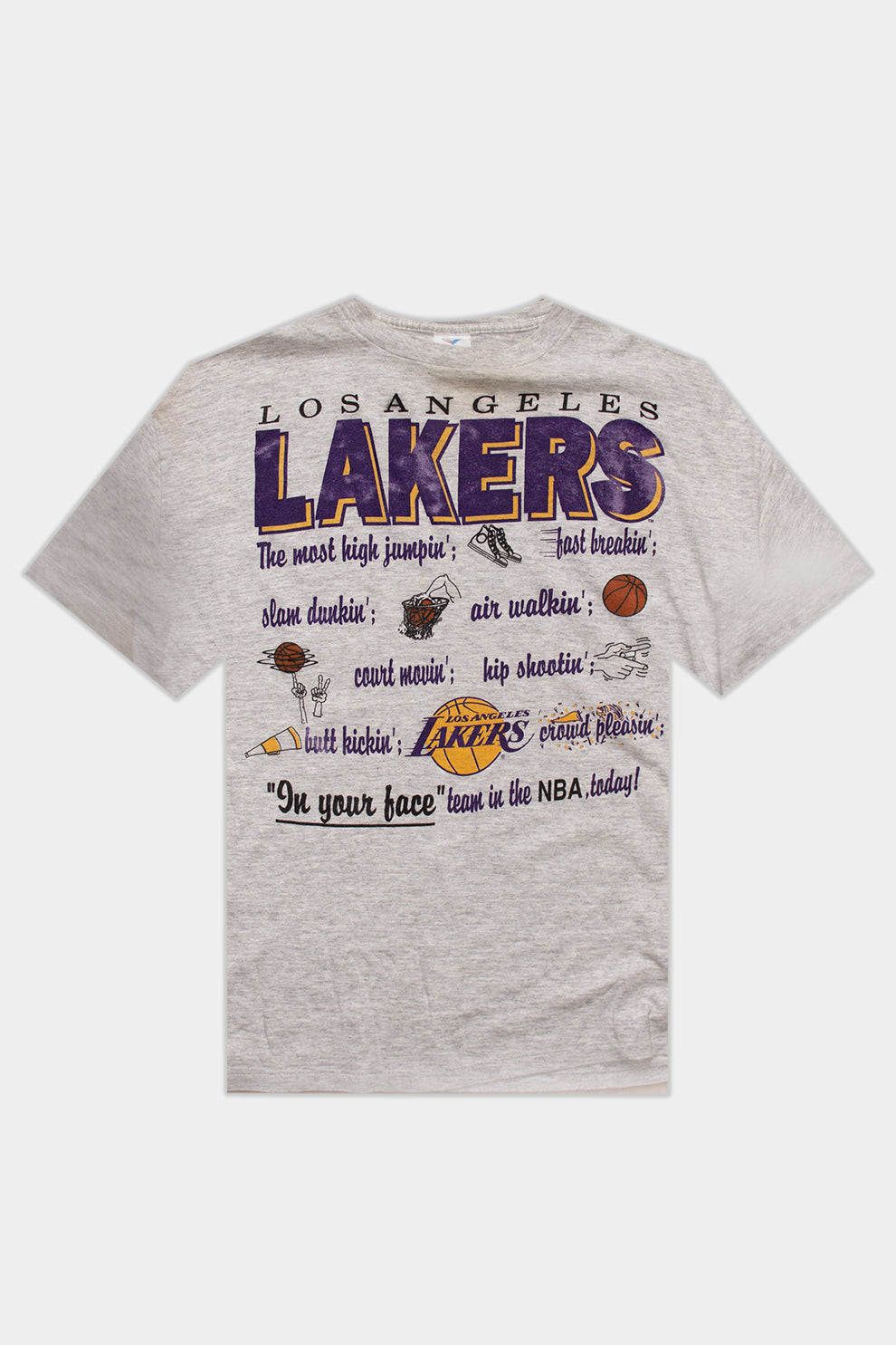 Los Angeles Lakers Single Stitch T-Shirt