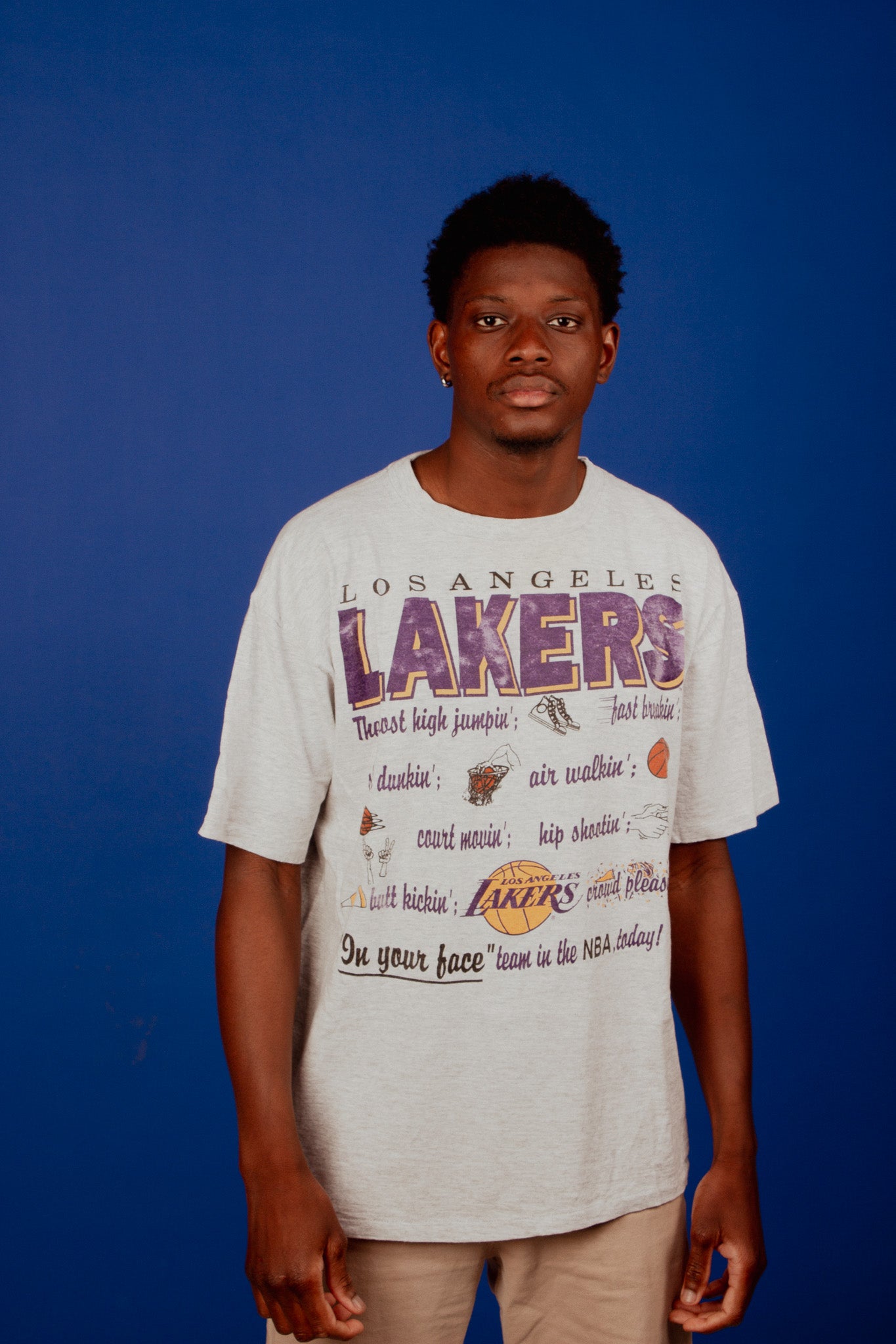 Los Angeles Lakers Single Stitch T-Shirt