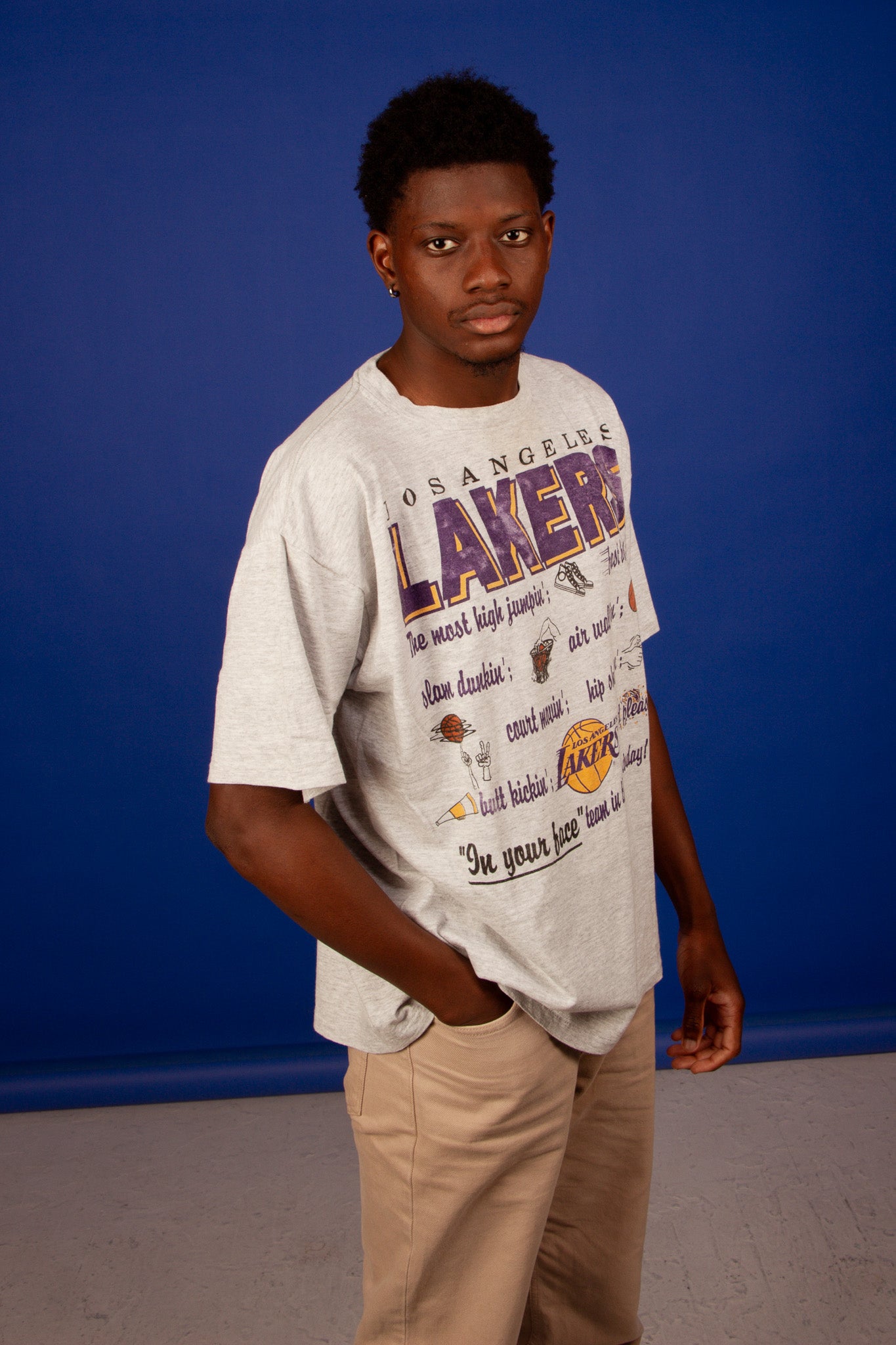 Los Angeles Lakers Single Stitch T-Shirt