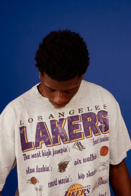 Los Angeles Lakers Single Stitch T-Shirt