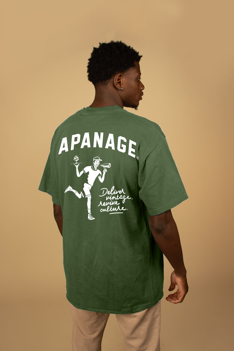 Apanage T-shirt - S01 - Sage (XXL)
