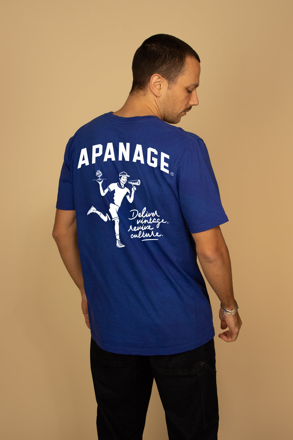 T-shirt Apanage - S01 - Bleu Azur (M)