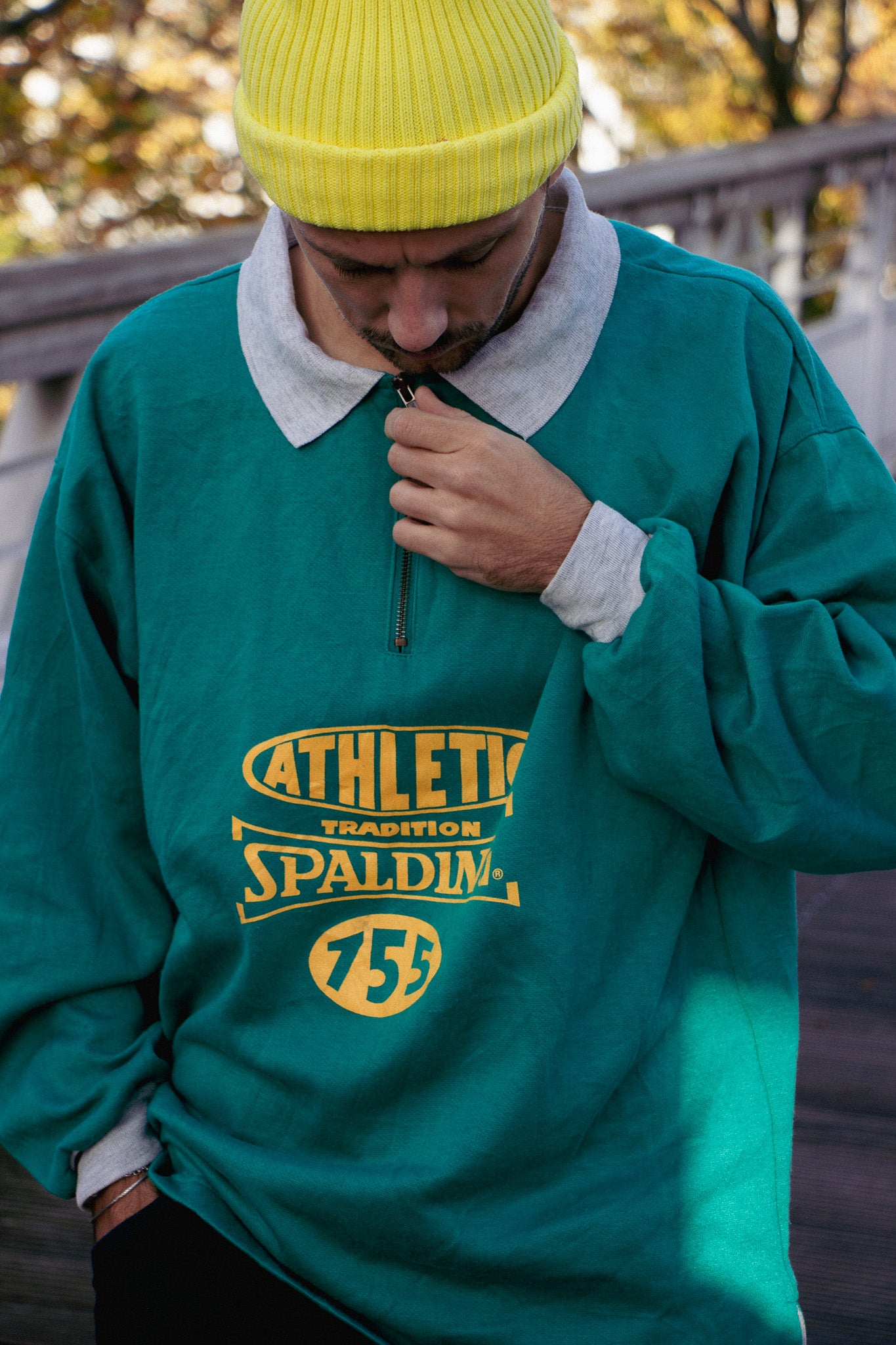 Spalding Polo Sweatshirt