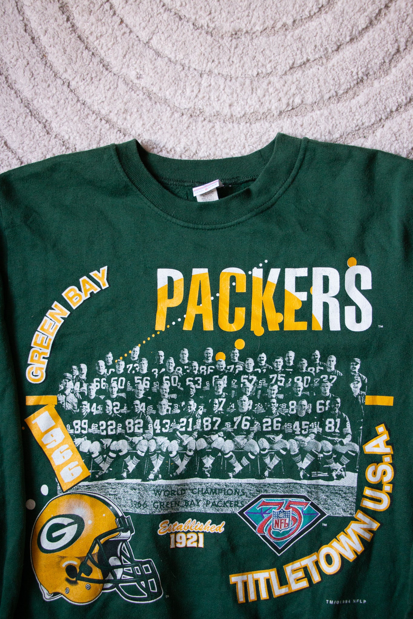 Sweat Packers Green Bay Rétro 1966