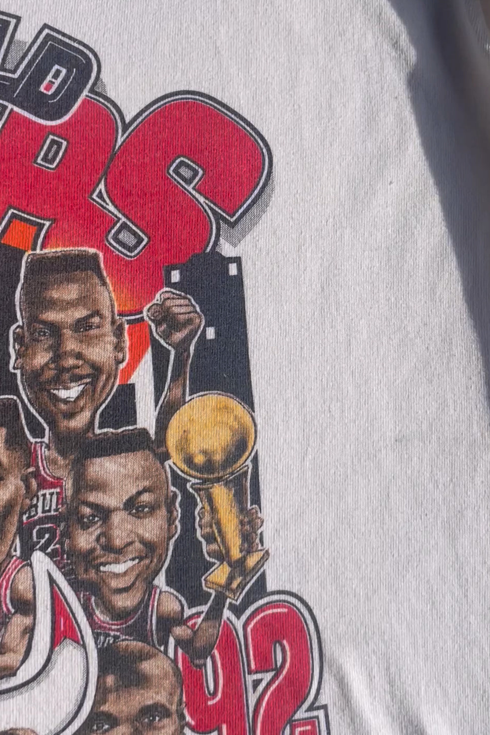 Chicago Bulls 1991-1992 Frame - Vintage Framed T-Shirt