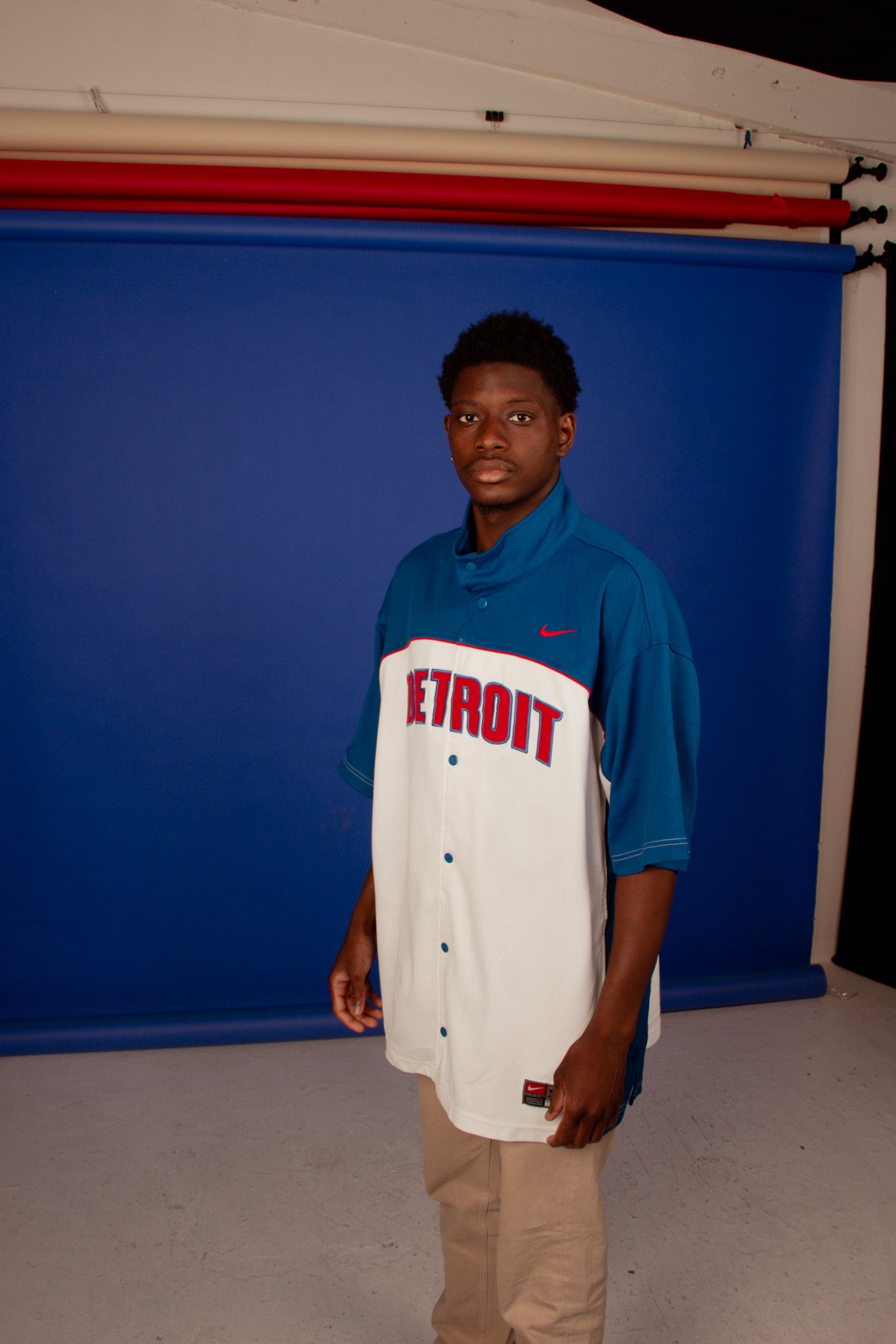 Warmup T-shirt Detroit Pistons 2003-2004