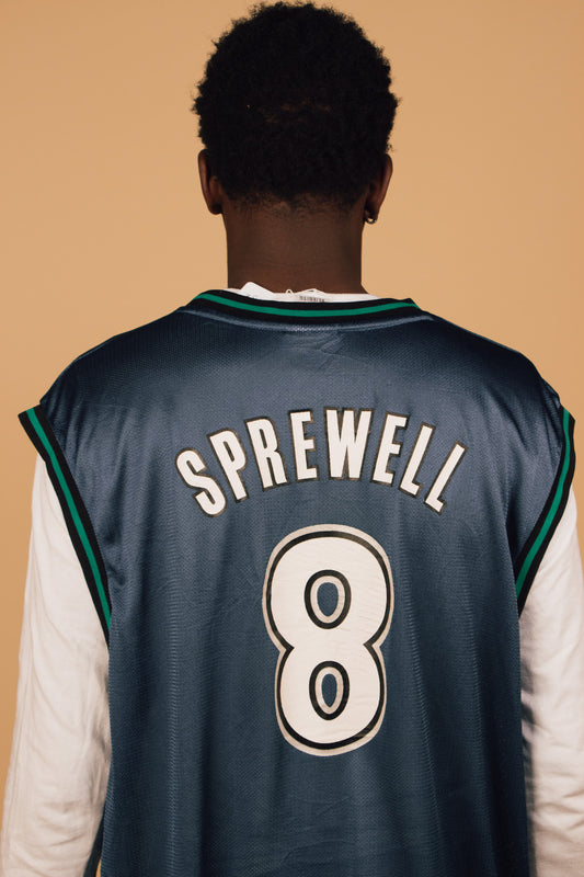 Latrell Sprewell Jersey - Minnesota Timberwolves