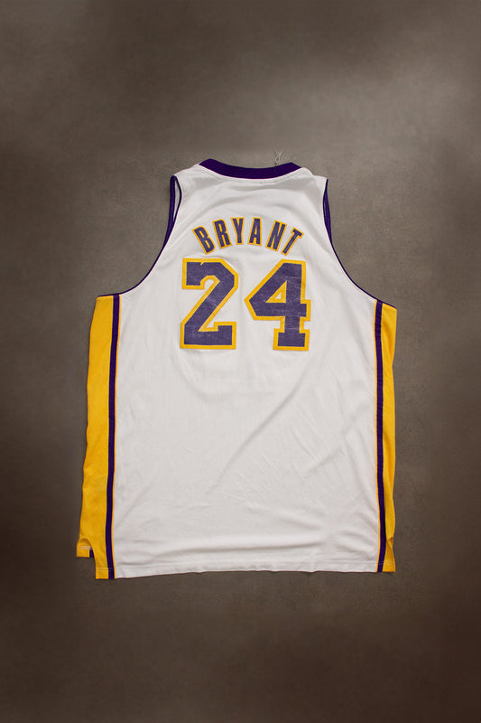 Kobe Bryant Los Angeles Lakers White Replica Jersey