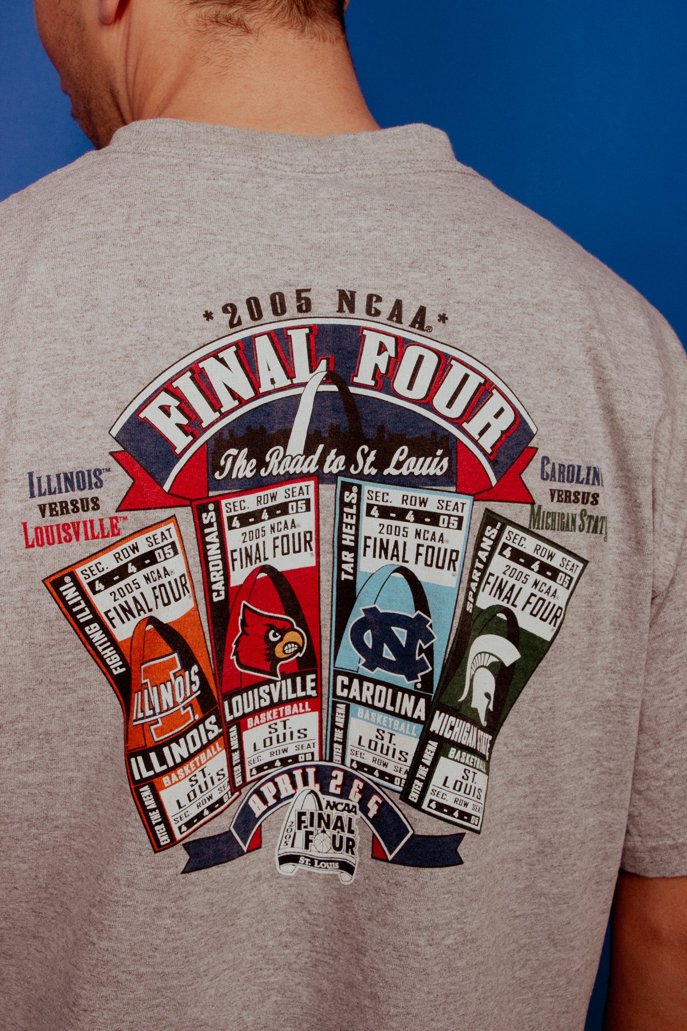 T-shirt Final Four NCAA St. Louis 2005