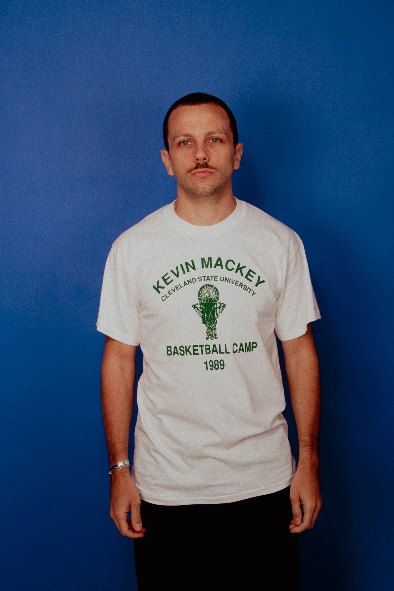 T-shirt Basketball Camp Kevin Mackay 1989 Single Stitch