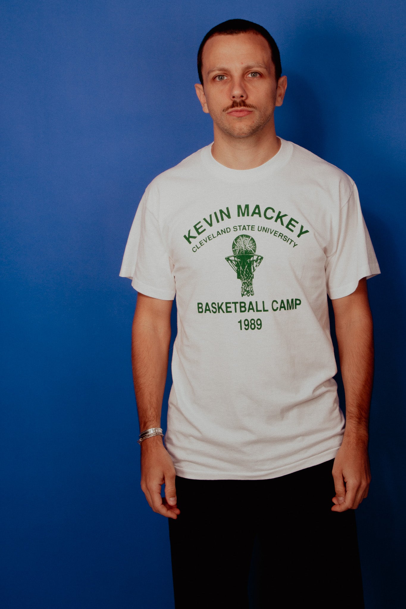 T-shirt Basketball Camp Kevin Mackay 1989 Single Stitch