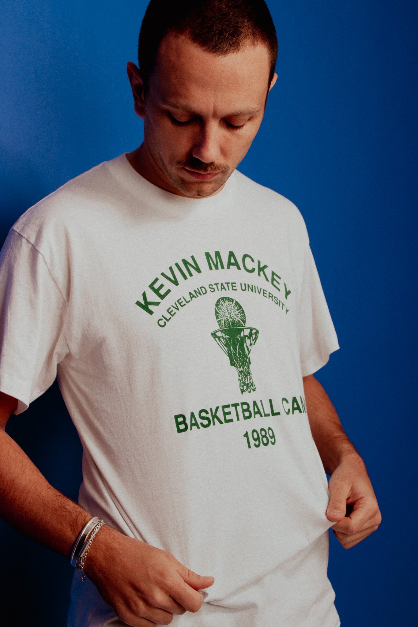 T-shirt Basketball Camp Kevin Mackay 1989 Single Stitch