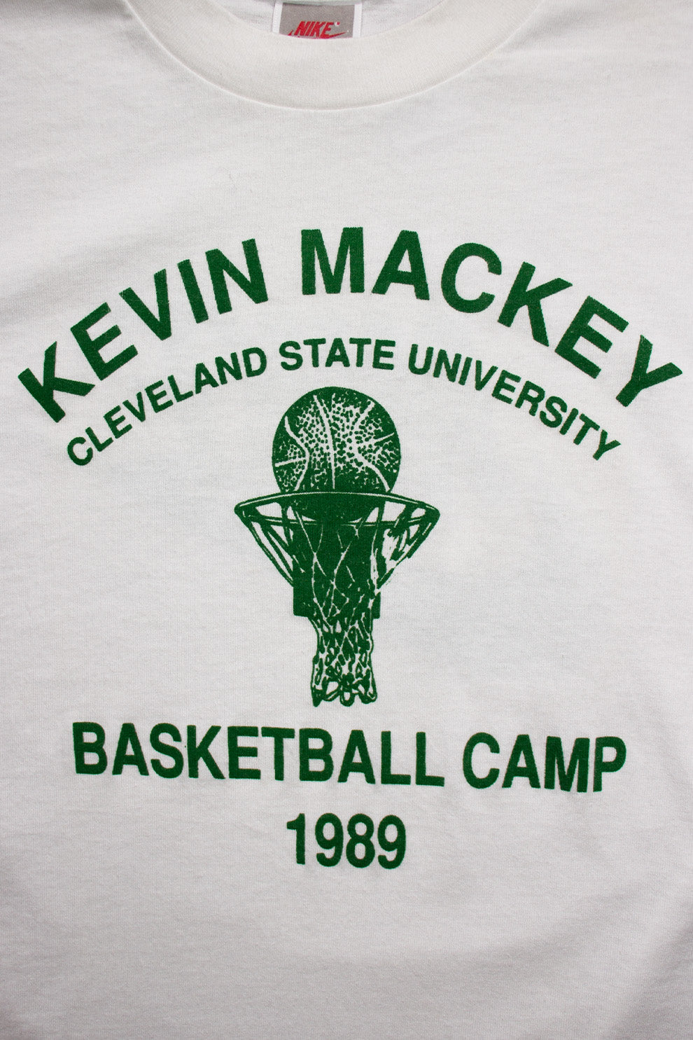 T-shirt Basketball Camp Kevin Mackay 1989 Single Stitch