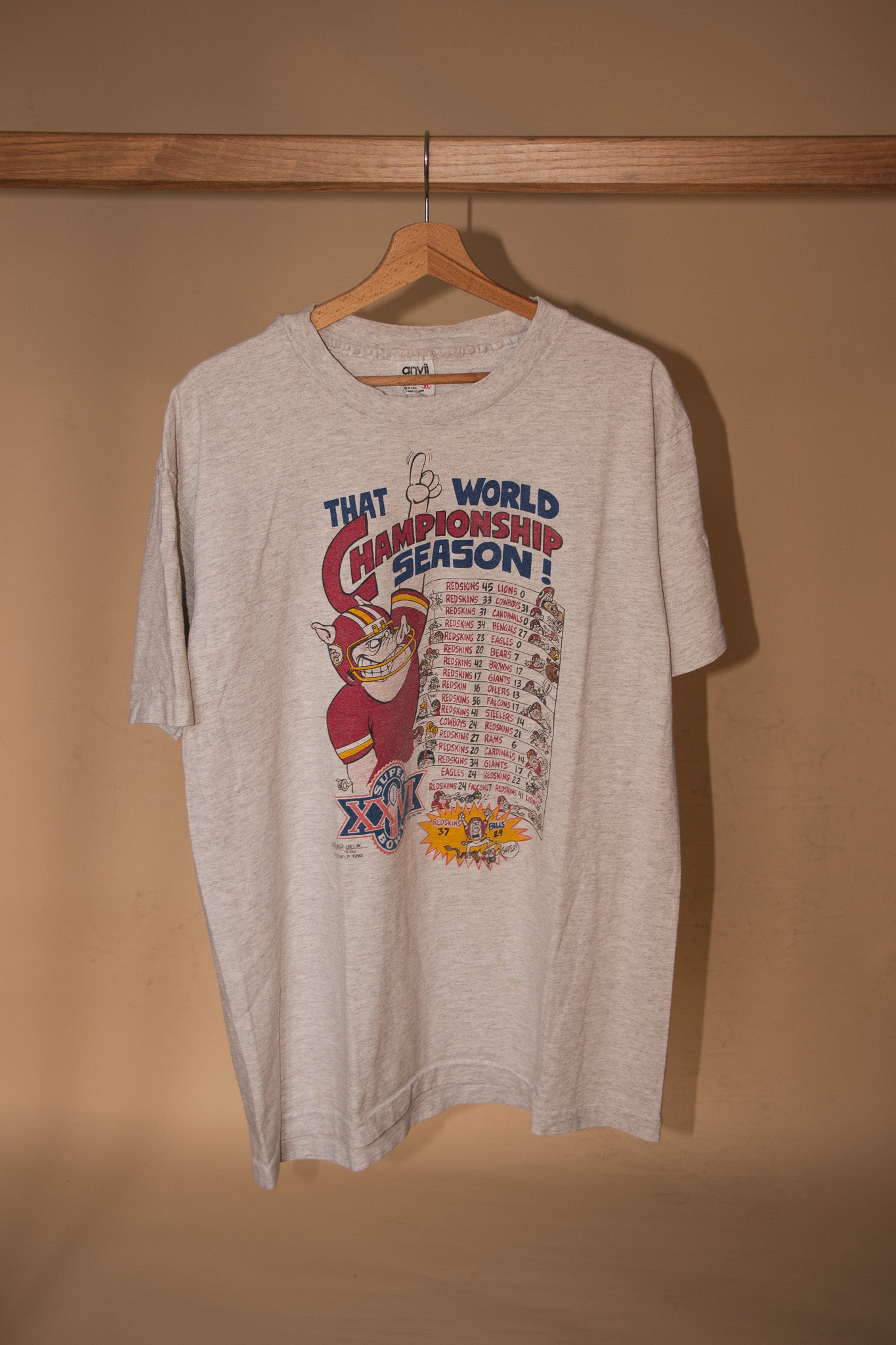 T-shirt NFL Super Bowl (1992) - Redskins de Washington