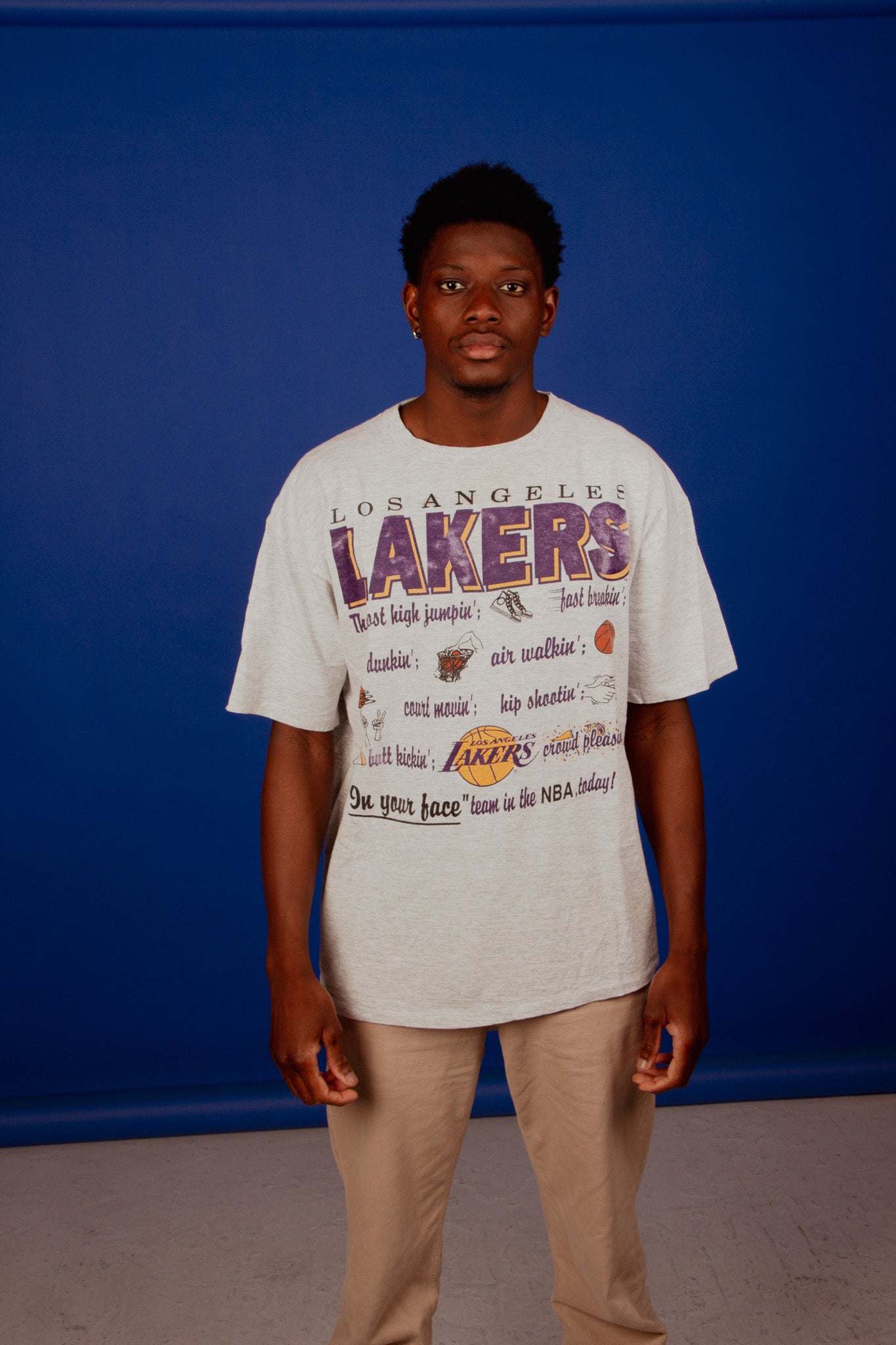 T-shirt Los Angeles Lakers Single Stitch