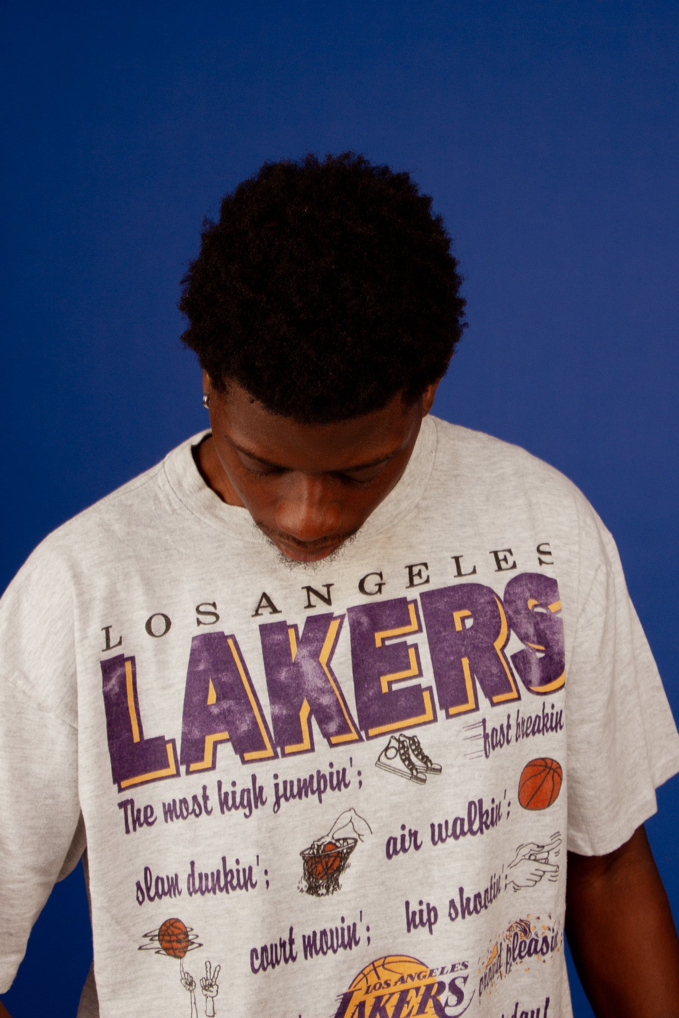 T-shirt Los Angeles Lakers Single Stitch