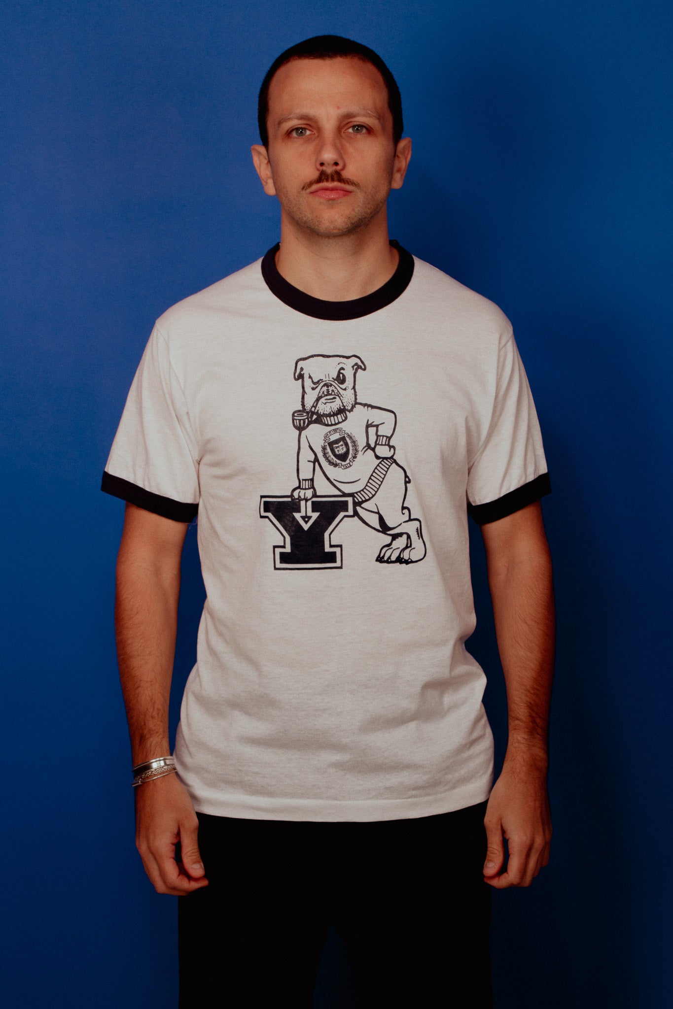 T-shirt NCAA Yale - 80s - Single Stitch