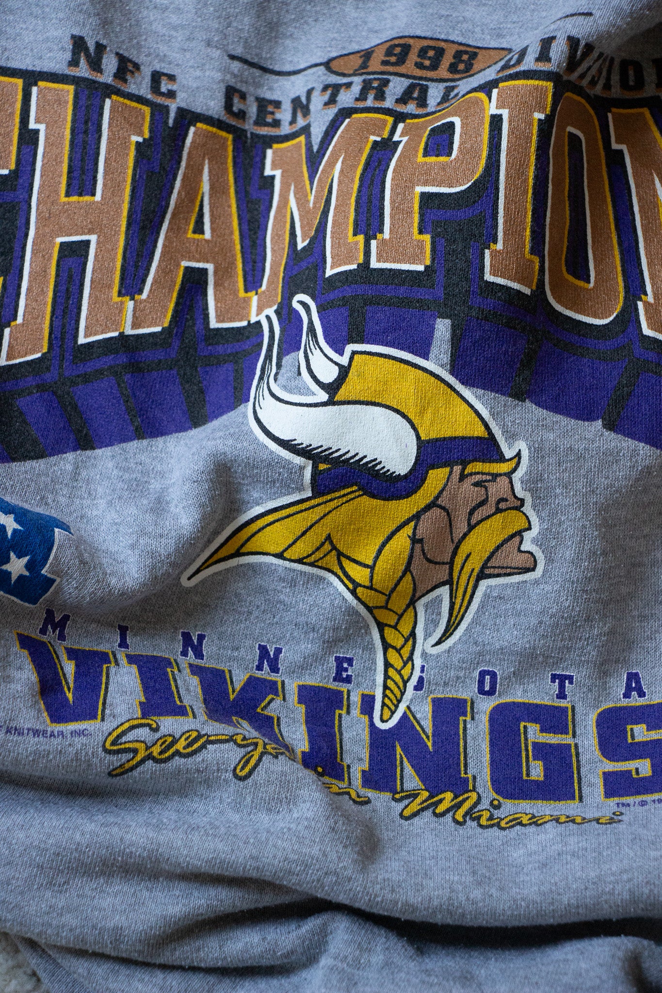 Sweat Minnesota Vikings Champions NFL 1998