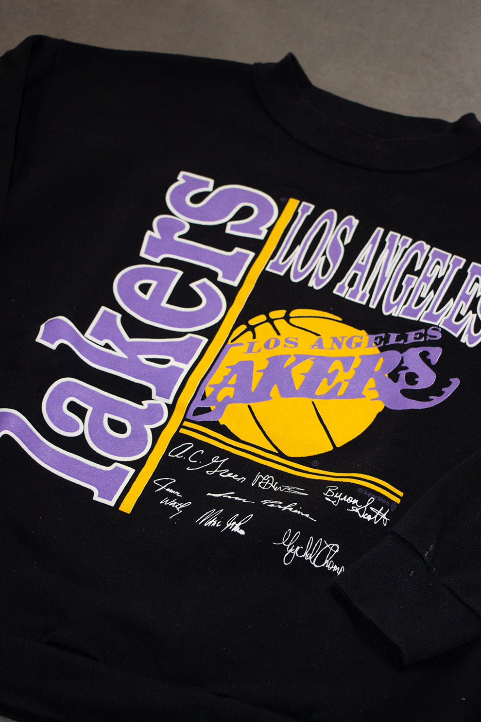 Sweat Los Angeles Lakers 1992